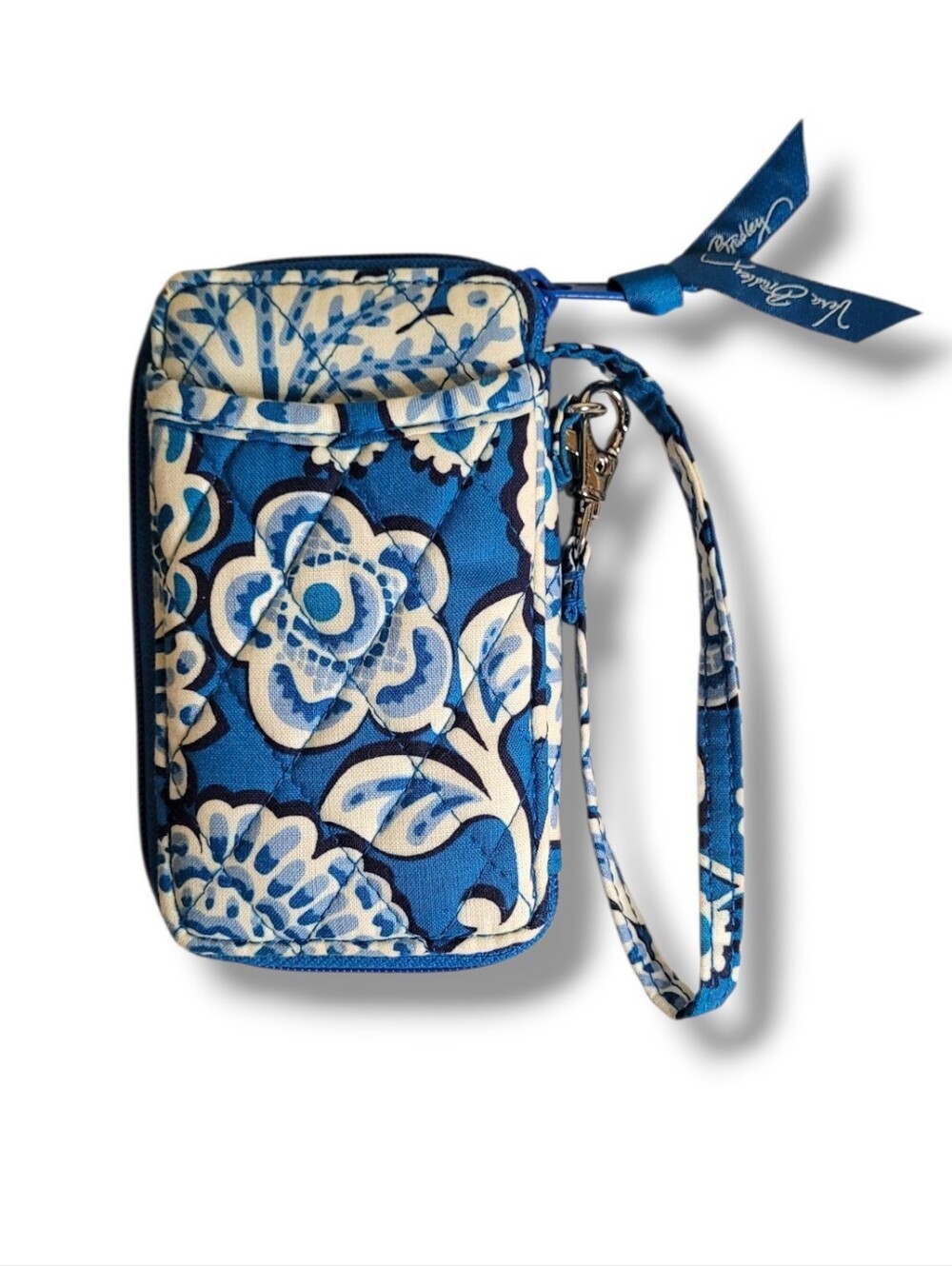 Vera Bradley Wristlet Wallet In Blue Lagoon